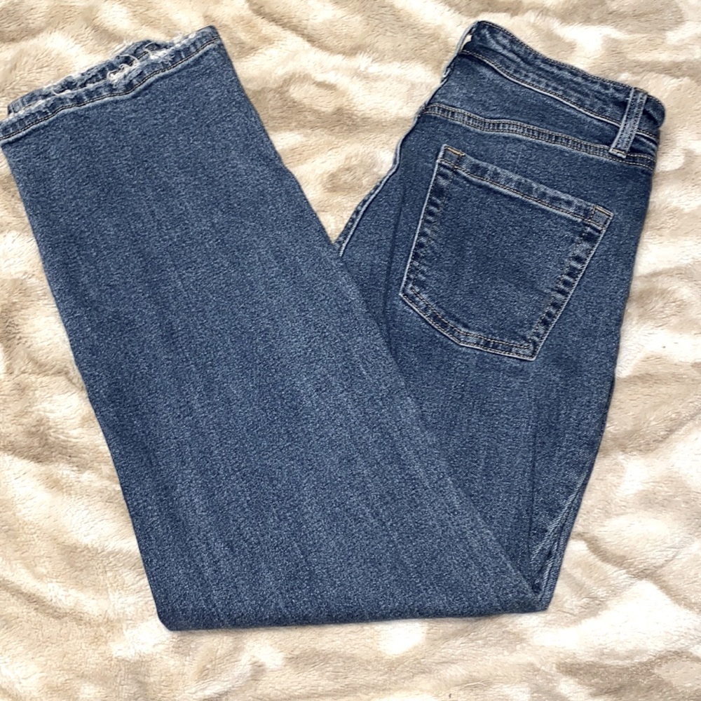 NWOT Wild Fable Highest Rise Straight Leg Button Fly Boyfriend Jeans Size 6